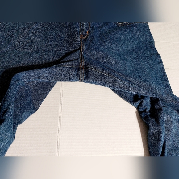 Levi Strauss 542 Y2K Flare Leg 20W Medium Length Denim Jeans - Picture 6 of 16